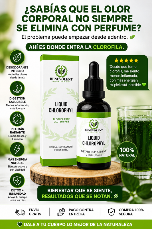 CLOROFILA LÍQUIDA 🌿