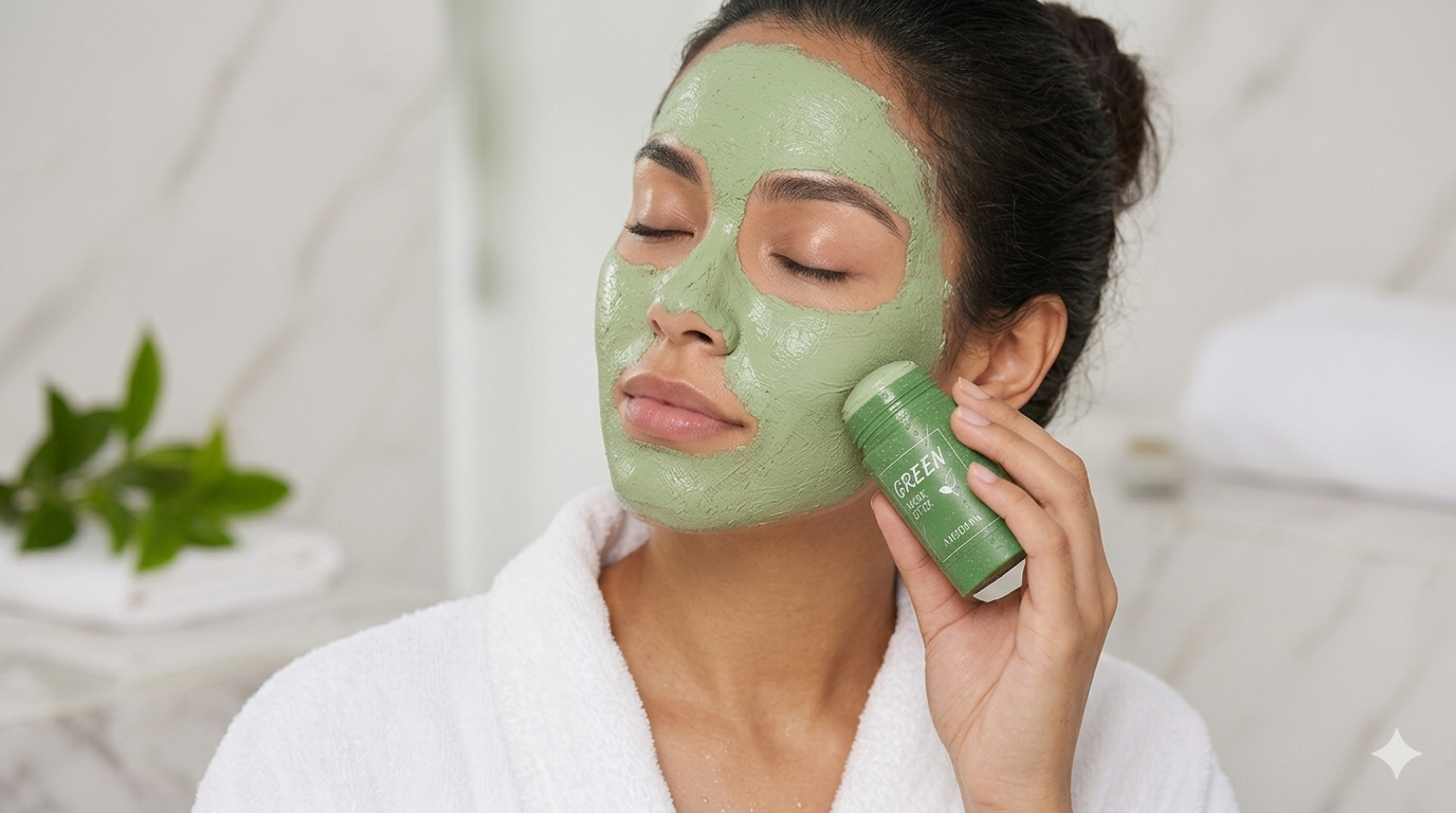 MASCARILLA DE TÉ VERDE EN BARRA🌿