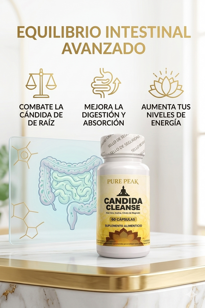 Candida Cleanse ORIGINAL - Alivio Digestivo y Desinflamación Abdominal